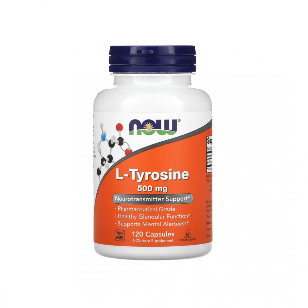 L-TYROSINE 500 MG 120 CAPS - NOW FOODS