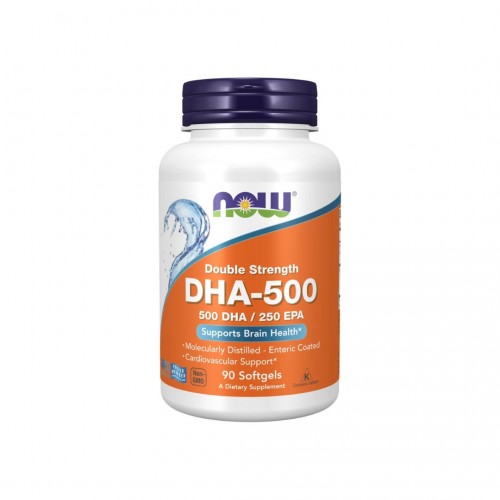 DHA-500 MG 90 CAPS - NOW FOODS